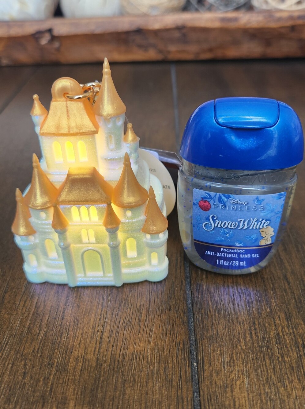 Bath and Body Works Disney Princess Castle Light-Up Pocketbac Holder Bundle